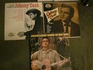 Johnny Cash 3LP lot/all nice discs/Now Here's Johnny Cash on Sun,Songs That Made