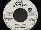 EDDIE COCHRAN: Pretty Girl / Teresa 45 (dj) rare Rockabilly