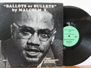 Malcolm X LP “Ballots Or Bullets”   First Amendment Records   Black History