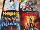 MANOWAR LPs - Kings of Metal, Fighting the world, Hail to England, Battle Hymns