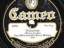 Cameo #8353: Paul Mills Merry Mak.-Distortion/Dixie Daisies-She's Wonderful V+