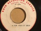 THE EXOTICS A Dark Shade Of Queen / I Was Alone 45 Texas Garage Boyd ACETATE
