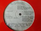 DOPPLEREFFEKT- Fascist State Rare Techno white label VINYL RECORD 1995