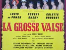 LA GROSSE VALSE LP ORIG FR BOF OST  DHERY  DE FUNES  GERARD CALVI