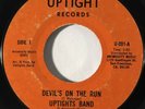 UPTIGHTS BAND Devil's On the Run / Mirrors Don't Ever Uptight Funk Soul 45 HEAR