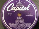 78 rpm Miles Davis Birth Of The Cool-Israel/Boplicity Capitol 60011 in N- 1949