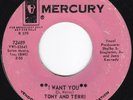 Garage Psych Mod TONY AND TERRI Take Me Now/I Want You 45 Mercury HEAR