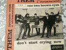 Ultra rare cover them one two Brown eyes don't start crying now strumentale NM