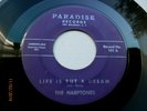 HARPTONES .....  Life Is But A Dream / You Know You;re ...... 45 on PARADISE 101
