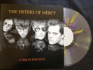 SISTERS OF MERCY FIRE IN THE HULL RARE CLEAR YELLOW/PURPLE SPLATTER VINYL LP