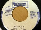 EARL 16 45 Malcolm X BELMONT reggae VG++  c3530