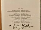 robert wyatt rock bottom vinyl LP signiert autogramm signed autographed