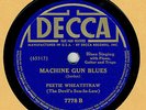 BLUES 78 : PEETIE WHEATSTRAW ON DECCA 7778