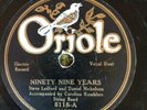 Oriole 8118 Steve Ledford w Carolina Ramblers WORRIED MAN BLUES  78rpm Country
