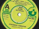SPONTANEOUS COMBUSTION -' LONELY SINGER'/'200 LIVES'/'LEAVING' RARE HARVEST DEMO