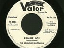 Halloween Rocker R&B 45 JOHNSON BROTHERS Zombie Lou VALOR hear