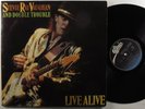 STEVIE RAY VAUGHAN & DOUBLE TROUBLE Live Alive EPIC 2XLP VG+ gatefold  
