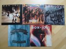 BON JOVI* 5 LP'S BLAZE OF GLORY;NEW JERSEY, SLIPPERY WHEN WET, 7800FAHRENHEIT*TO