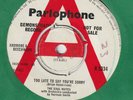 SOUL MATES 'Too late to say you're sorry' / 'Your love' Parlophone SOUL 45 UK