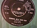 ADAM FAITH COWMAN MILK YOUR COW /DADDY WHAT'LL HAPPEN TO ME PARLOPHONE EX+ PSYCH