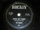 the CHARMS doo-wop 78 HEAVEN ONLY KNOWS / LOVING BABY on MINT Minus Rockin RJ 92