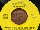 45 rpm Seventy 7 ANN SEXTON You're Letting Me Down / Been Gone Too Long 77-104