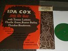 IDA COX SINGS THE BLUES-UK 1954 VINYL 10