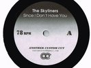 THE SKYLINERS VINYL 78 - SINCE I DON'T HAVE YOU - THIS I SWEAR - EX+ CONDITION