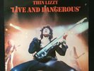 THIN LIZZY Live And Dangerous VERTIGO Inners 1978 UK Original VINYL 2LP EX