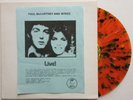 PAUL MCCARTNEY & WINGS Live  SPLATTER COLORED VINYL LP Not TMOQ Beatles