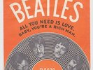 THE BEATLES - ALL YOU NEED IS LOVE / BABY, YOU'RE A RICH MAN - RARE NORWAY 45/PS
