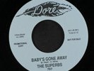 SUPERBS: Baby's Gone Away / Baby, Baby, All The Time 45 (dj, repro)