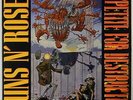 GUNS N' ROSES Appetite For Destruction LP w/ Banned Rape Cover & Tattoo 1987