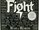 FIGHT-WAR OF WORDS (LP VINYL RECORD) ROB HALFORD JUDAS PRIEST VERY RARE