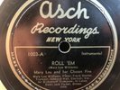 MARY LOU WILLIAMS ASCH 10003 BLUES JAZZ 78 RPM E/E- 12