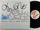 JOHN CALE Music For A New Society PASSPORT LP VG++ autographed **