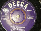 The Rolling Stones, i Wanna Be Your Man/ Stones RARE missprint 7
