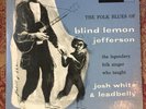 BLIND LEMON JEFFERSON: The Folk Blues Of LP (10