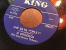 AL HENDERSON She  Says Crazy orig. rockabilly mod r&b KING VG++