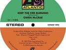 GWEN MCCRAE - KEEP THE FIRE BURNING / FUNKY SENSATION NEW VINYL