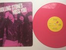 THE ROLLING STONES PINK VINYL MISS YOU / FAR AWAY EYES 12
