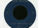 CHUCK HOWARD It Only Hurts When I Cry on Kim Teen Rockabilly Popcorn 45 Hear