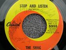 The Shag- Stop and Listen 45 - Autographed by the band  FUZZ MONSTER No Reserve