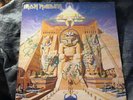 IRON MAIDEN signed LP COVER by BAND - POWERSLAVE UK PROMO - COVER only NO VINYL