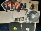 THE BEATLES - WHITE ALBUM 3 LPs No 147075 - TOP OPENING -  GOOD CONDITION
