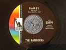 THE PANDORAS - GAMES rare US 1967 / GARAGE / GIRL GROUP / NEAR MINT