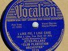 JAZZ 78 : JETER-PILLARS CLUB PLANTATION ORCH ON VOCALION 3715