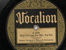 Dewey Jackson's Peacock Orchestra VOCALION 1040 V PRE WAR JAZZ 78
