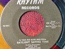 DOO WOP 45 ALICE JEAN & MONDELLOS RHYTHM 1011 (Multi-Color Repro) DAYLIGHT SAVIN
