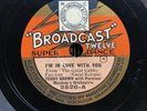 TEDDY BROWN & PERCIVAL MACKEY’S ORCH - ‘I’M IN LOVE WITH YOU’ BROADCAST 12 78